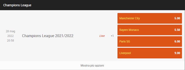 888 scommesse online