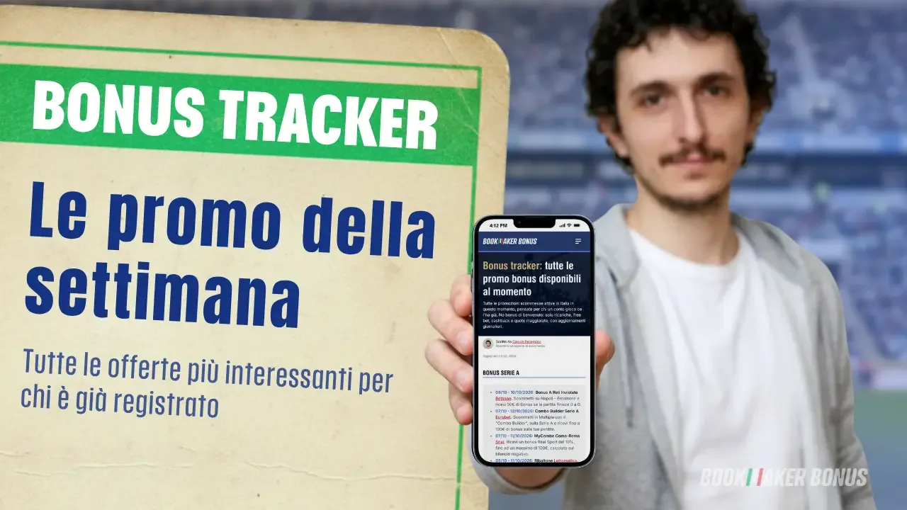 Anteprima bonus tracker dei bonus per utenti gia registrati