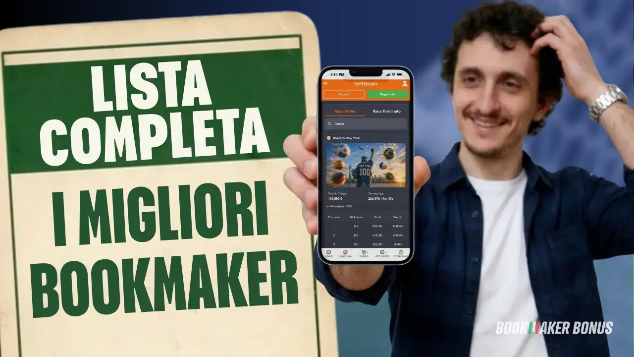 Anteprima lista completa dei migliori bookmaker