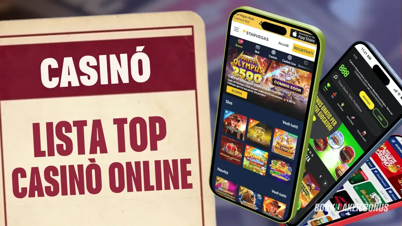Anteprima lista completa dei migliori casino online aams