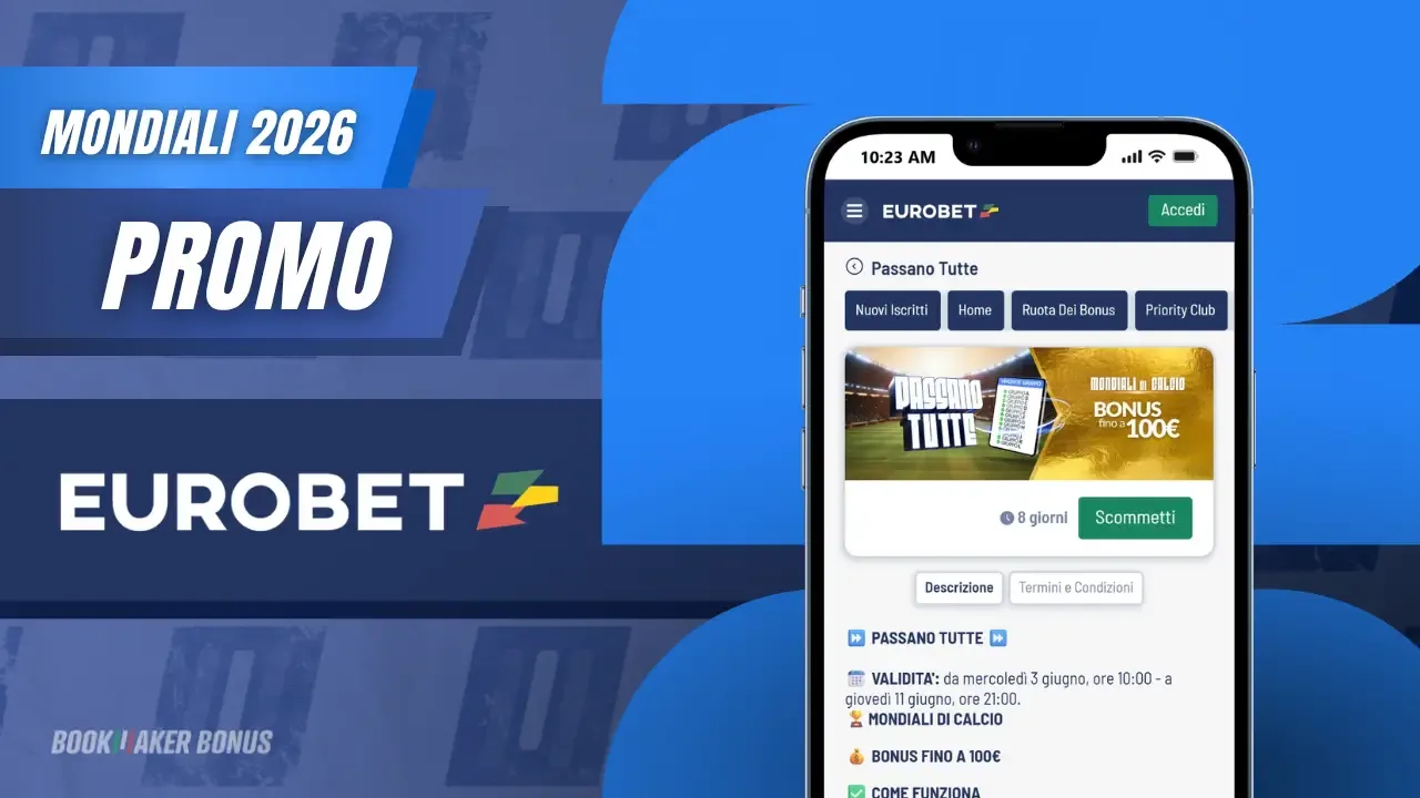 Anteprima promozione eurobet passano tutte mondiali 2026