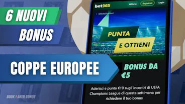 Copertina articolo migliori nuovi bonus della settimana coppe europee aprile 2026