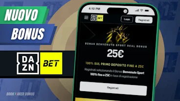 Daznbet nuovo bonus benvenuto real