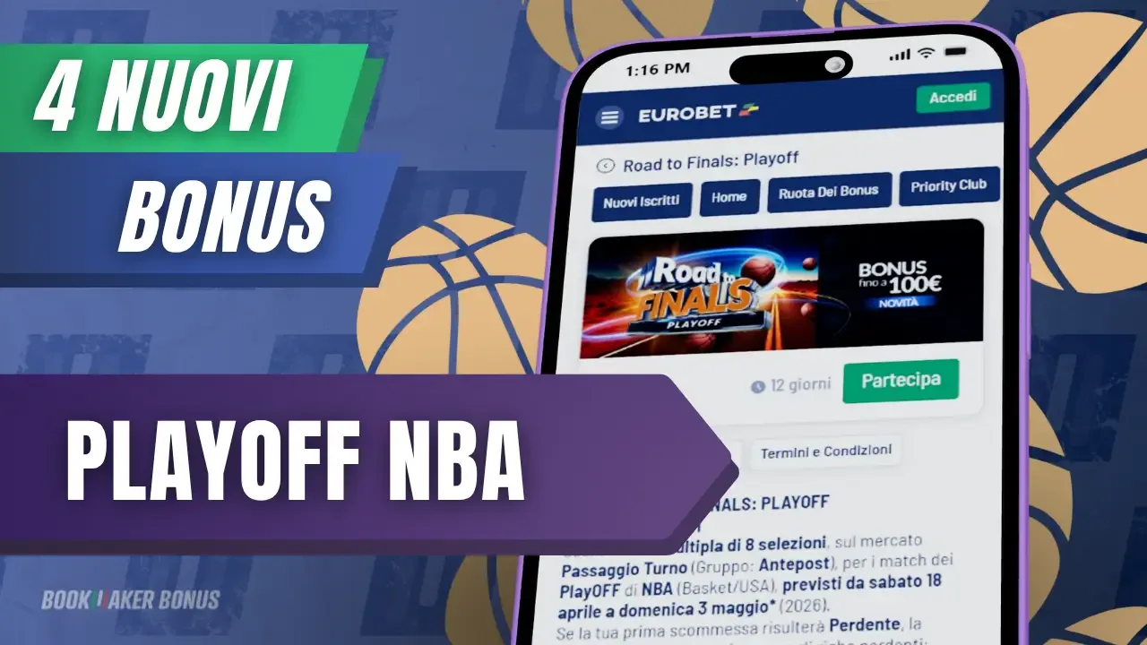 Nuovi bonus scommesse basket nba 2026