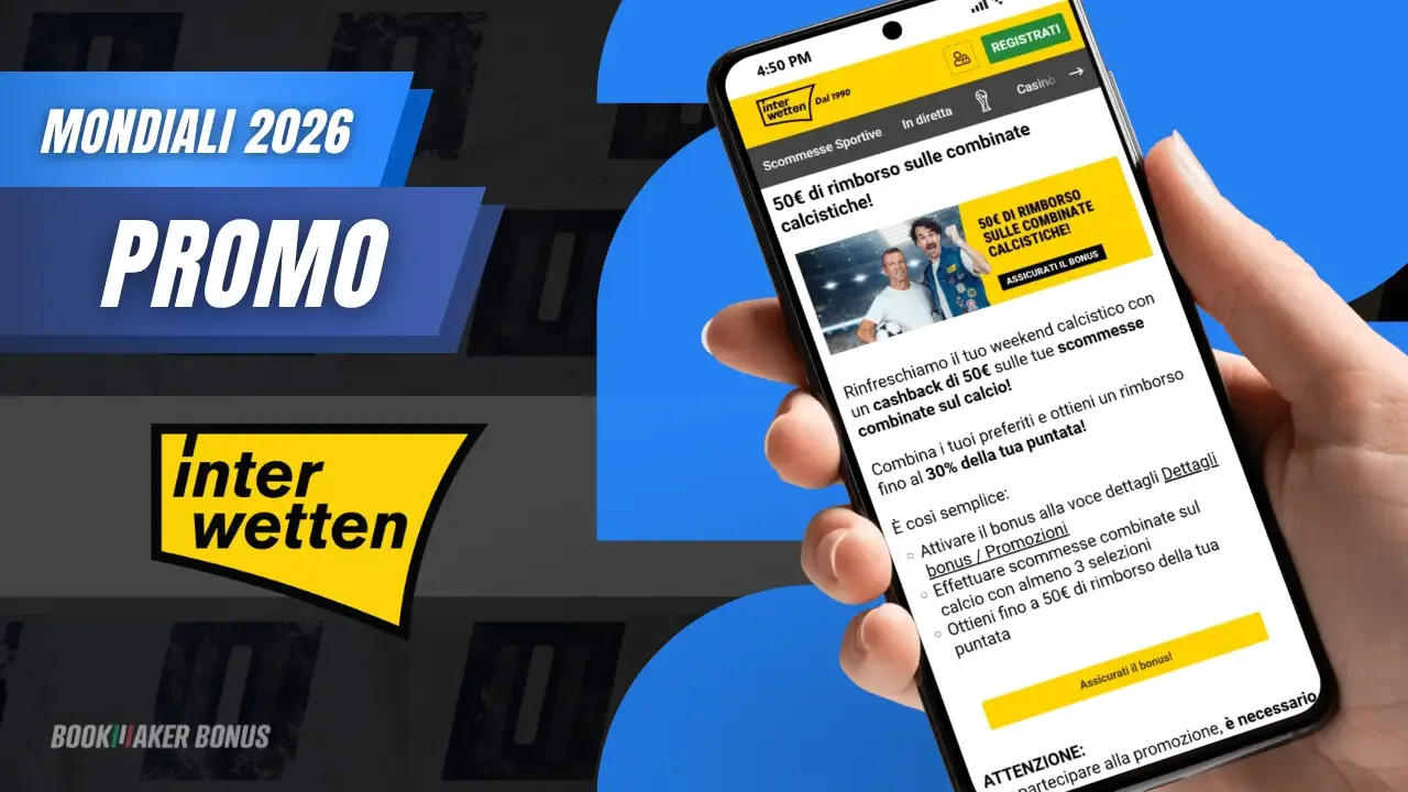Promozione cashback interwetten fino a 50 euro