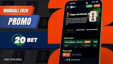 Promozioni mondiali 20bet e nuovo bonus benvenuto
