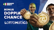 Copertina bonus doppia chance lottomatica goldbet