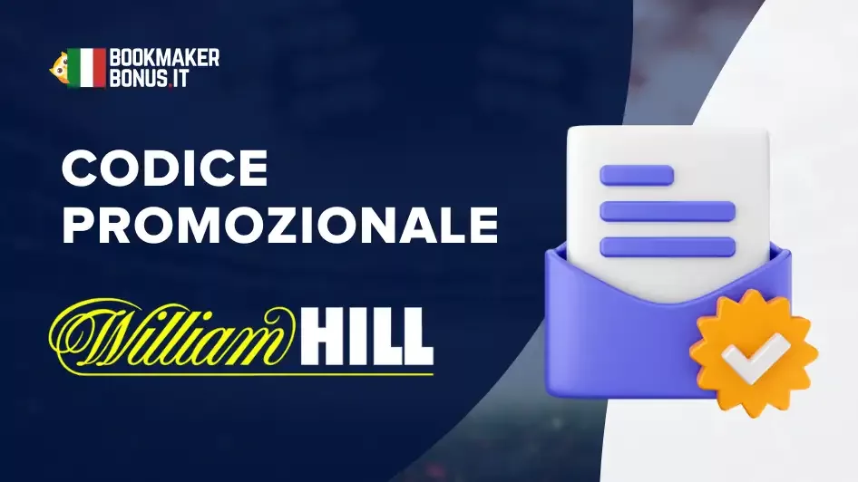 Copertina codice promozionale william hill