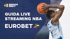 Copertina guida live streaming nba eurobet
