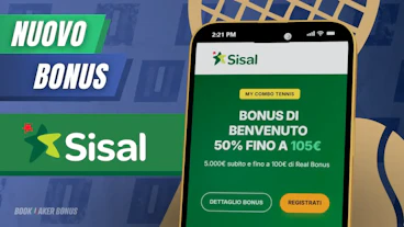 Copertina nuovo bonus benvenuto tennis sisal