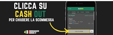 Clicca su Cash out su Bet365