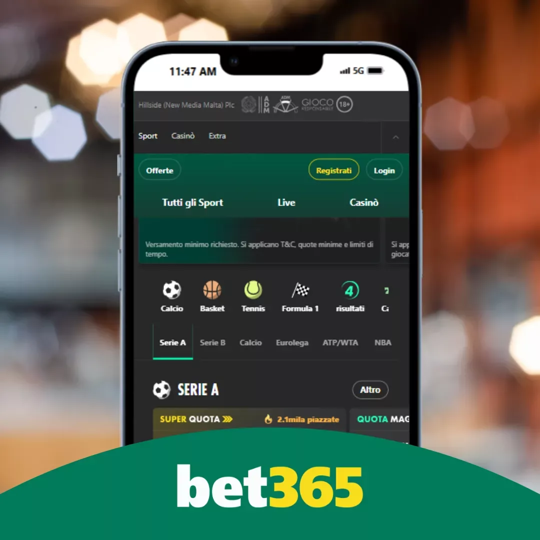 anteprima recensione sito scommesse Bet365
