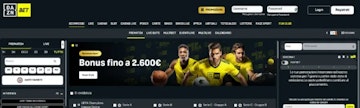 Anteprima nuovo sito scommesse daznbet 2