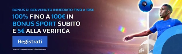 Nuovo bonus sport william hill