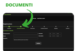 Registrazione plexbet documenti