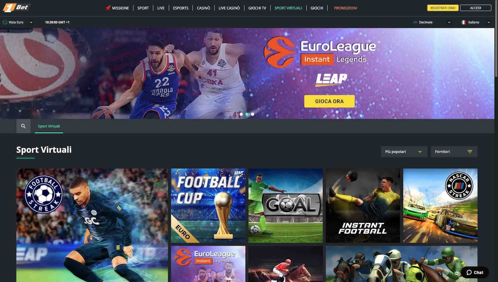 1bet sport virtuali