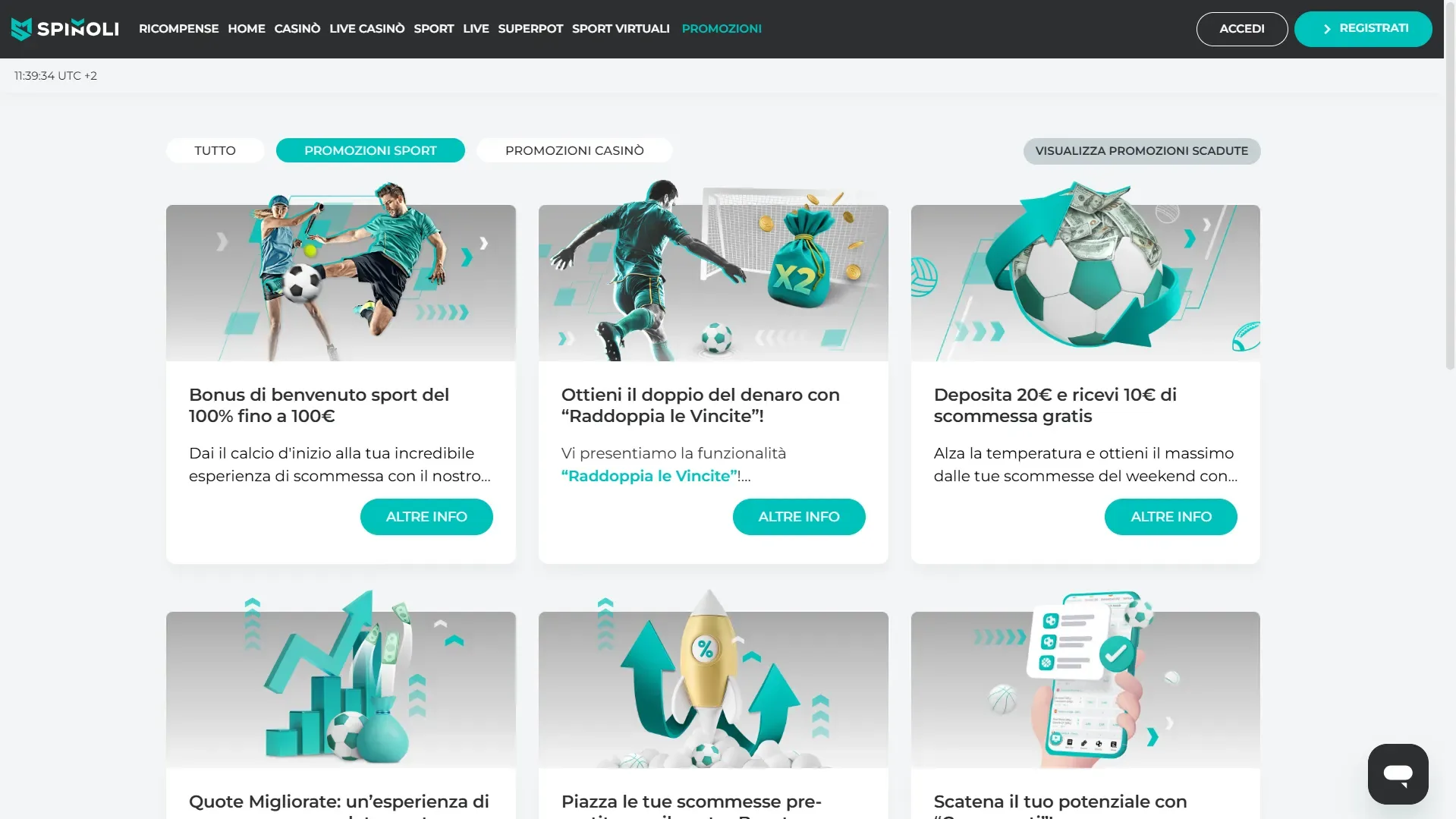 Diverse promozioni ricorrenti per i giocatori abituali