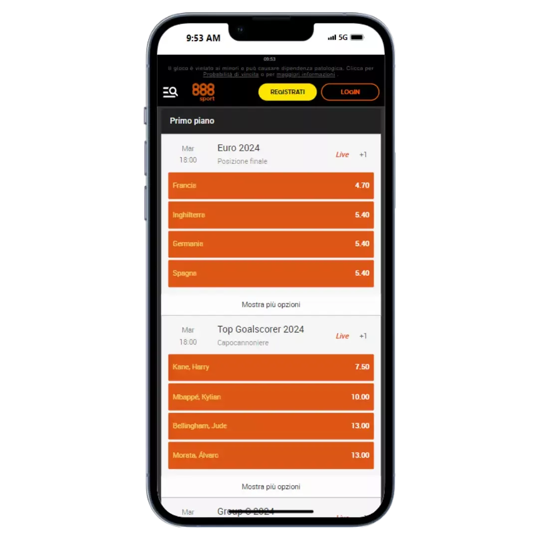 Interessante offerta di quote maggiorate