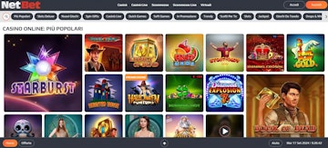 Netbet ha una vasta scelta di giochi slot e casino
