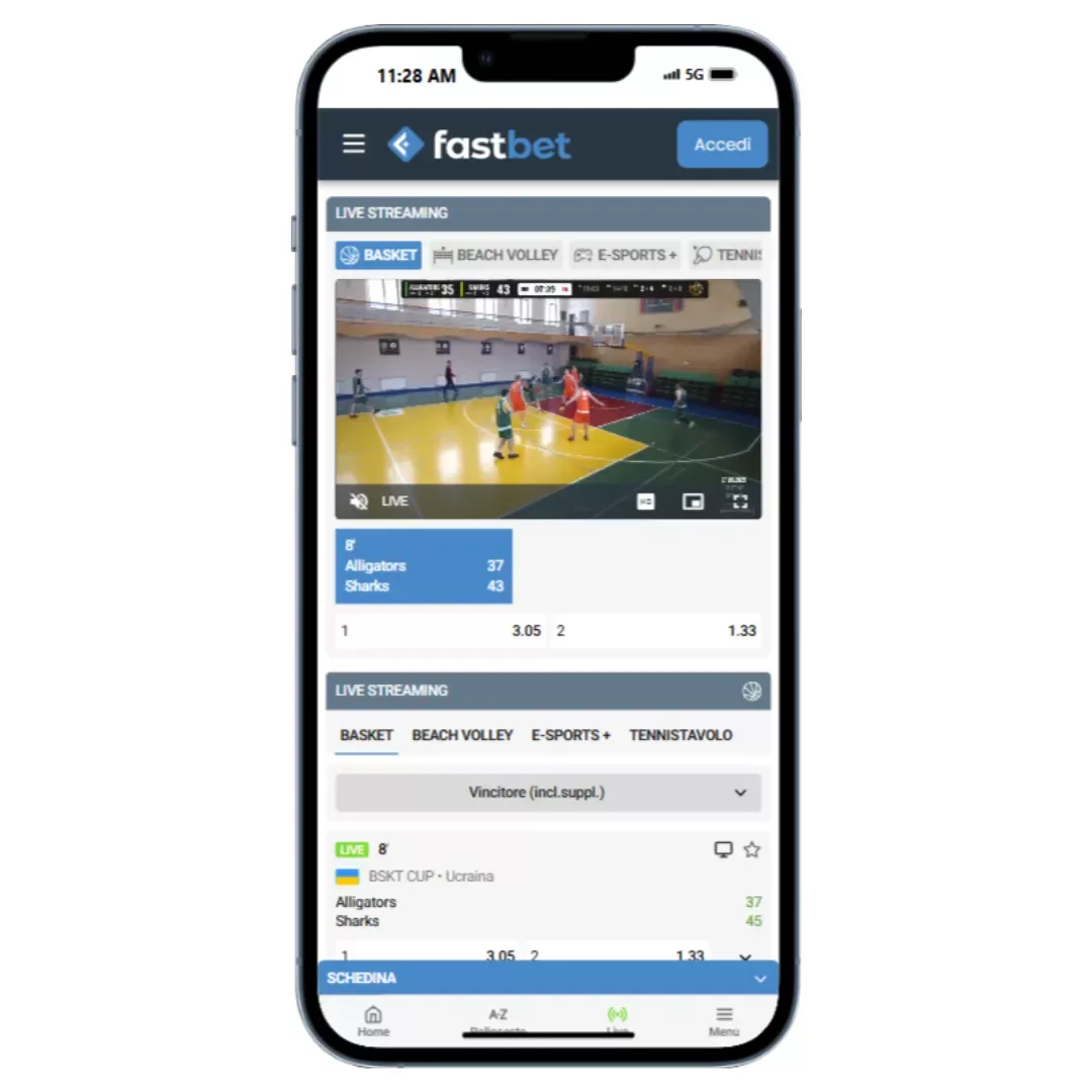 Ricco palinsesto di scommesse live 2