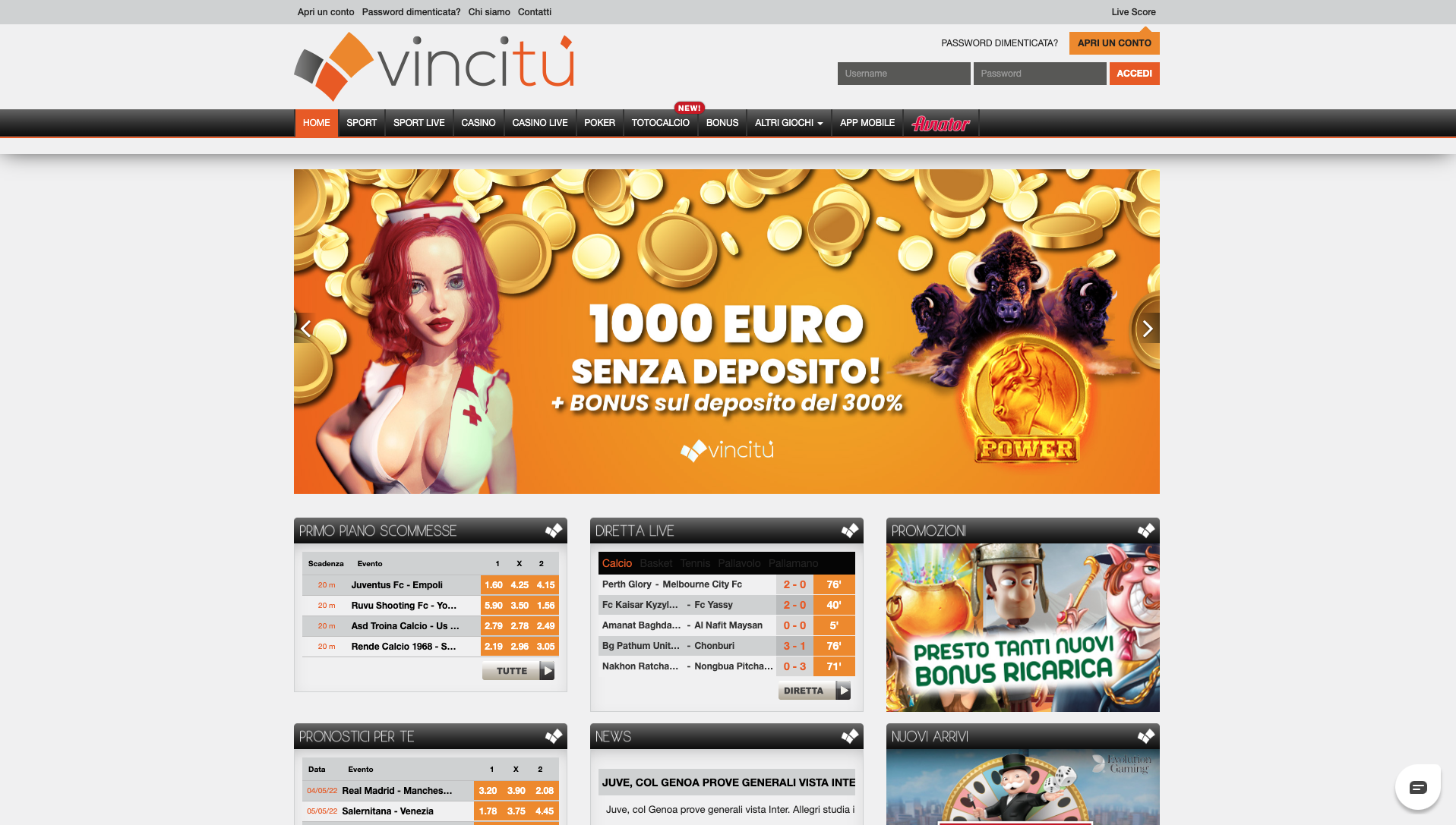 VinciTu homepage