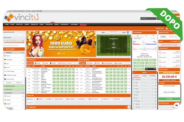 Vincitu scommesse dopo