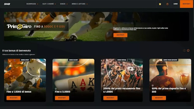 Anteprima bonus benvenuto snai