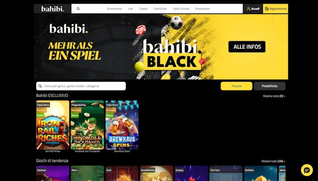 Bahibi nuovo casino online in svizzera