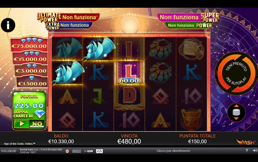 Numerose slot come Age of Gods