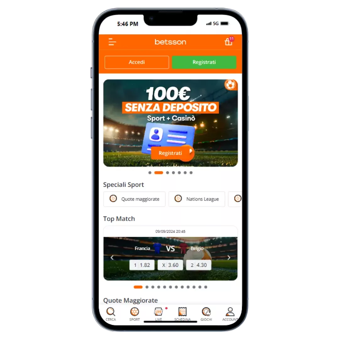 Betsson offre solidi bonus di benvenuto e offerte ricorrenti