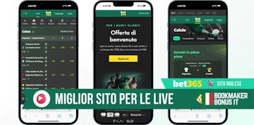 Migliore sito scommesse straniero bet365