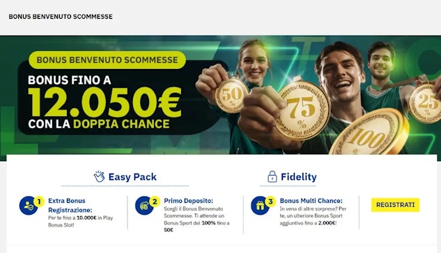 Nuovo bonus lottomatica