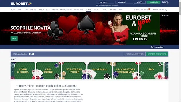 Poker su eurobet