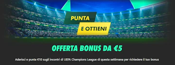 Promozione punta e ottieni bet365 aprile 2026