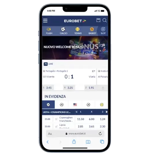 Scommesse sportive su eurobet