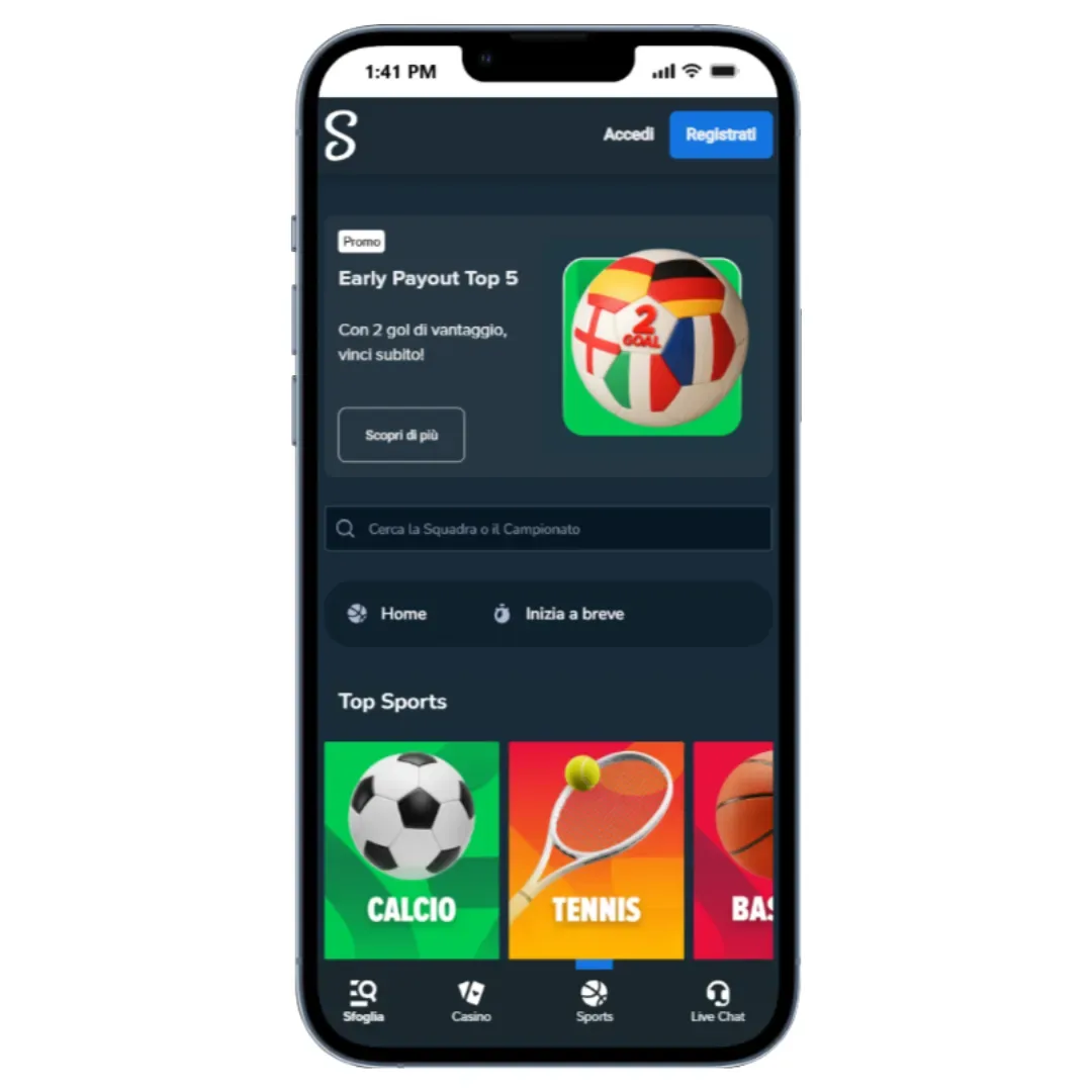 Scommesse sportive su Stake Italia