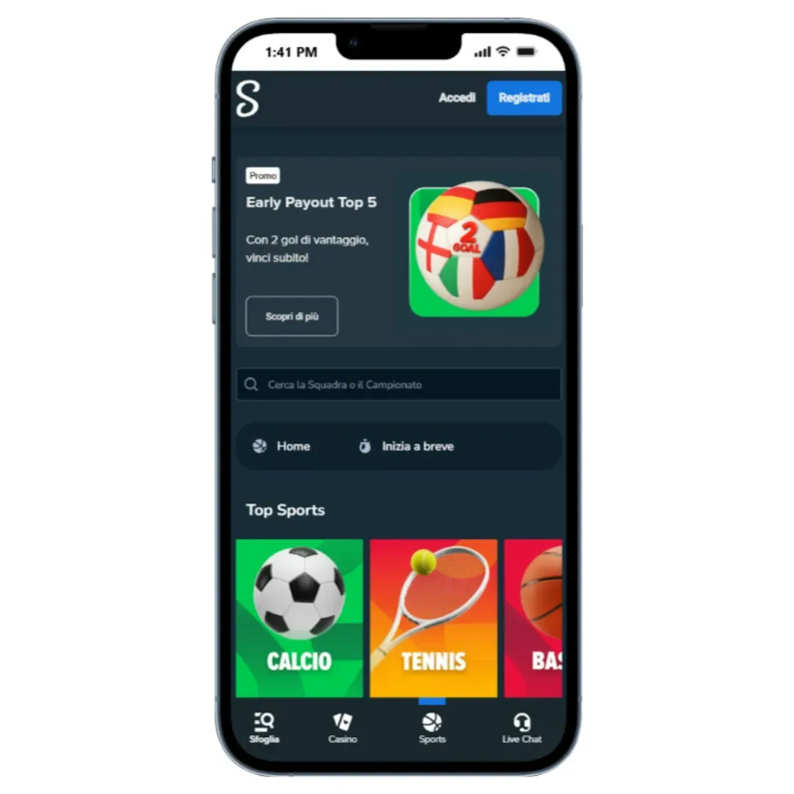 Scommesse sportive su Stake Italia