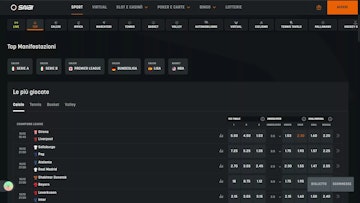 Sito scommesse snai sezione sport