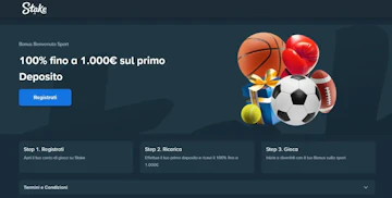 Stake anteprima bonus benvenuto