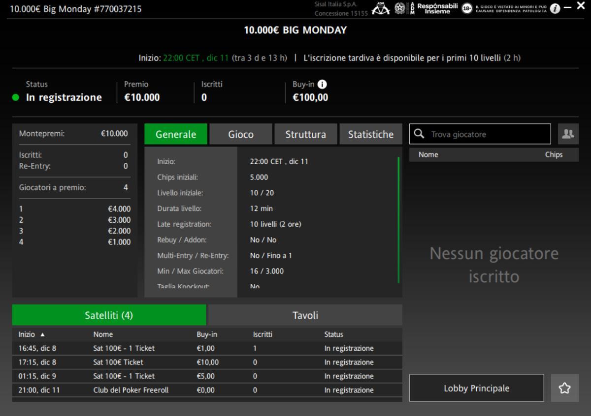 Tornei poker per pc sisal