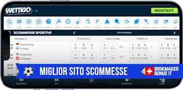 Wettigo miglior sito scommesse svizzera euro2024