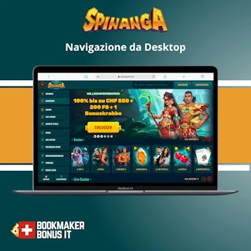 Spinanga svizzera navigazione desktop