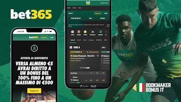 Bet365 bonus benvenuto scommesse anteprima
