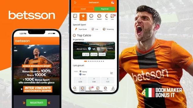 Betsson bonus benvenuto scommesse anteprima
