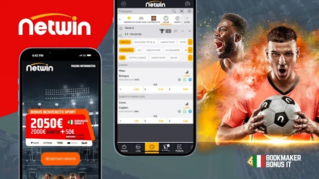Netwin bonus benvenuto scommesse anteprima