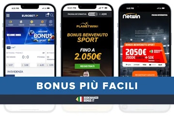 Bonus scommesse bookmaker facili