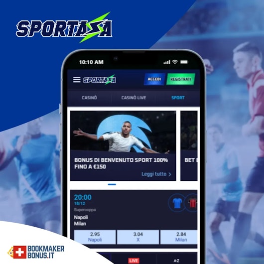 Sportaza miglior sito scommesse calcio in svizzera