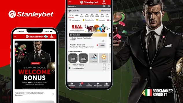 Stanleybet bonus benvenuto scommesse anteprima