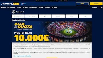 Admiralbet alta quota mondiali
