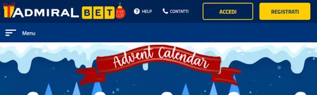 Admiralbet calendario dell avvento